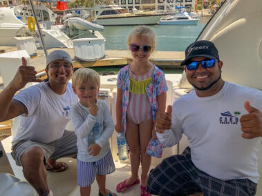 Cabo yachts happy customers