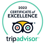 TripAdvisor Certificate of Excellence 2022